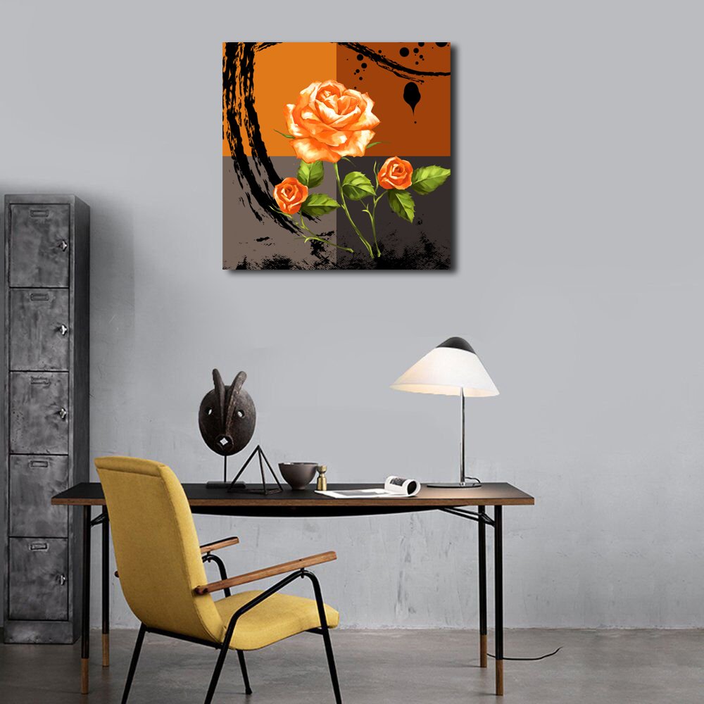 絵画アートモダンアート現代アート抽象画イラスト花インテリア